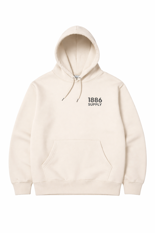 BUILT ON BELIEF HOODIE - OFF WHITE