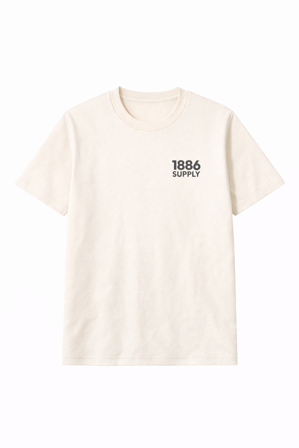 BUILT ON BELIEF T-SHIRT — OFF WHITE