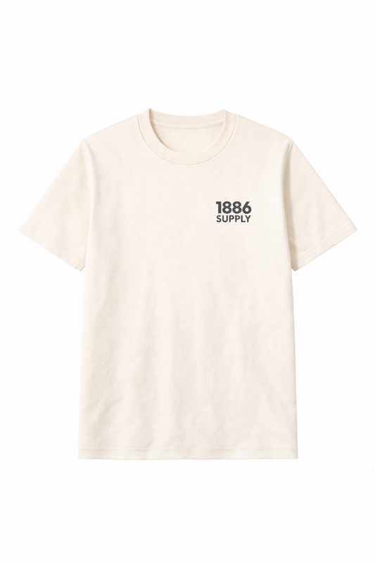 BUILT ON BELIEF T-SHIRT — OFF WHITE