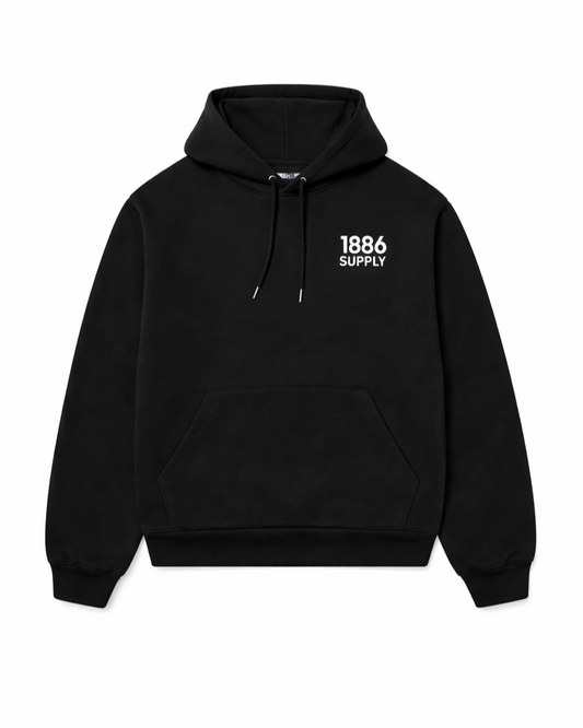 BUILT ON BELIEF HOODIE - BLACK