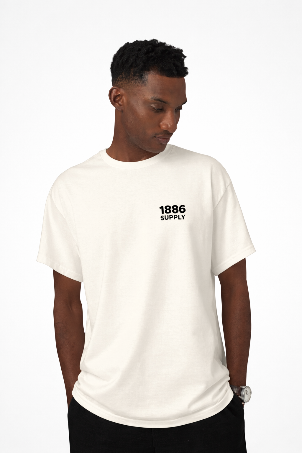 BUILT ON BELIEF T-SHIRT — OFF WHITE