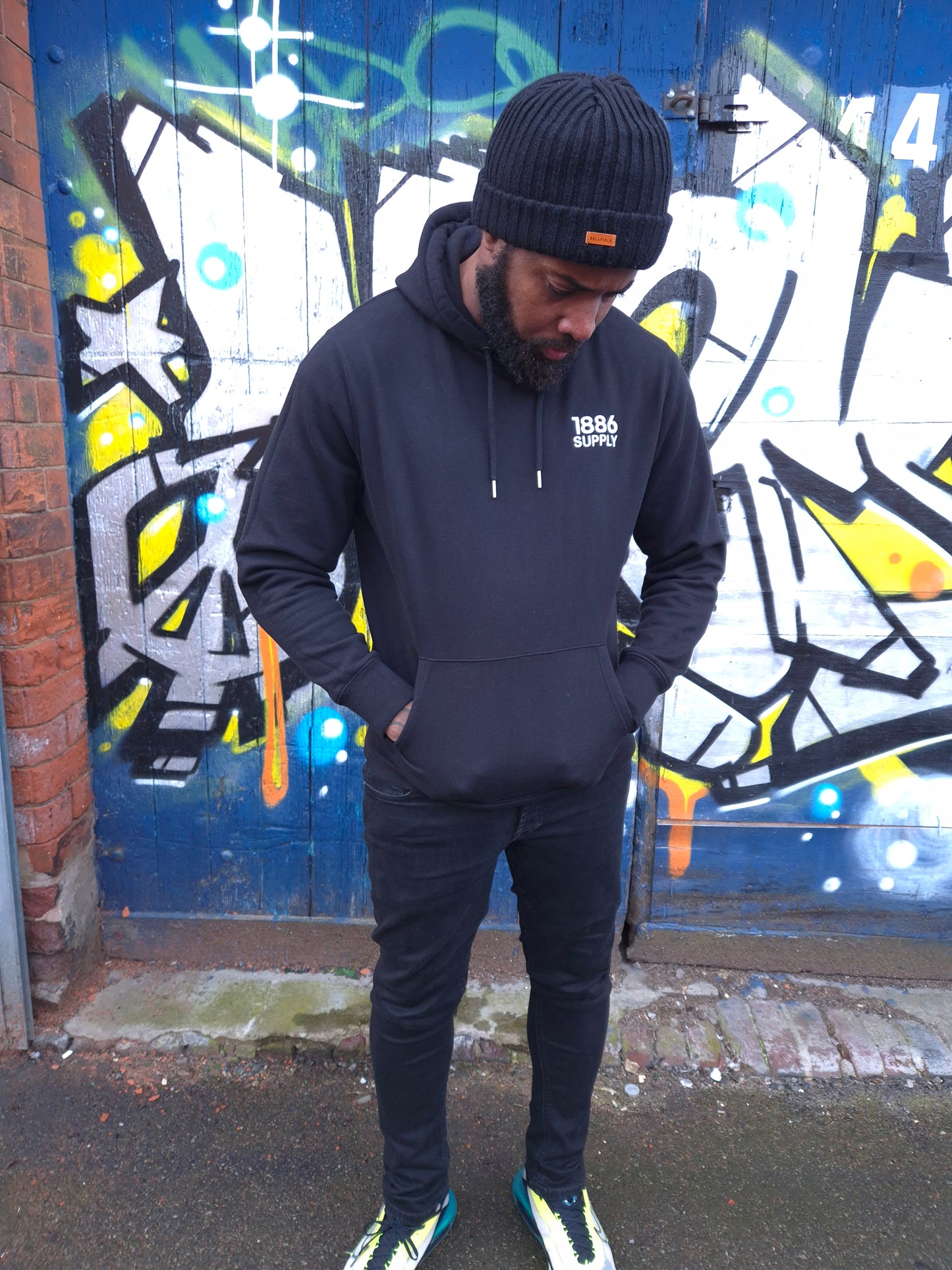 BUILT ON BELIEF HOODIE - BLACK