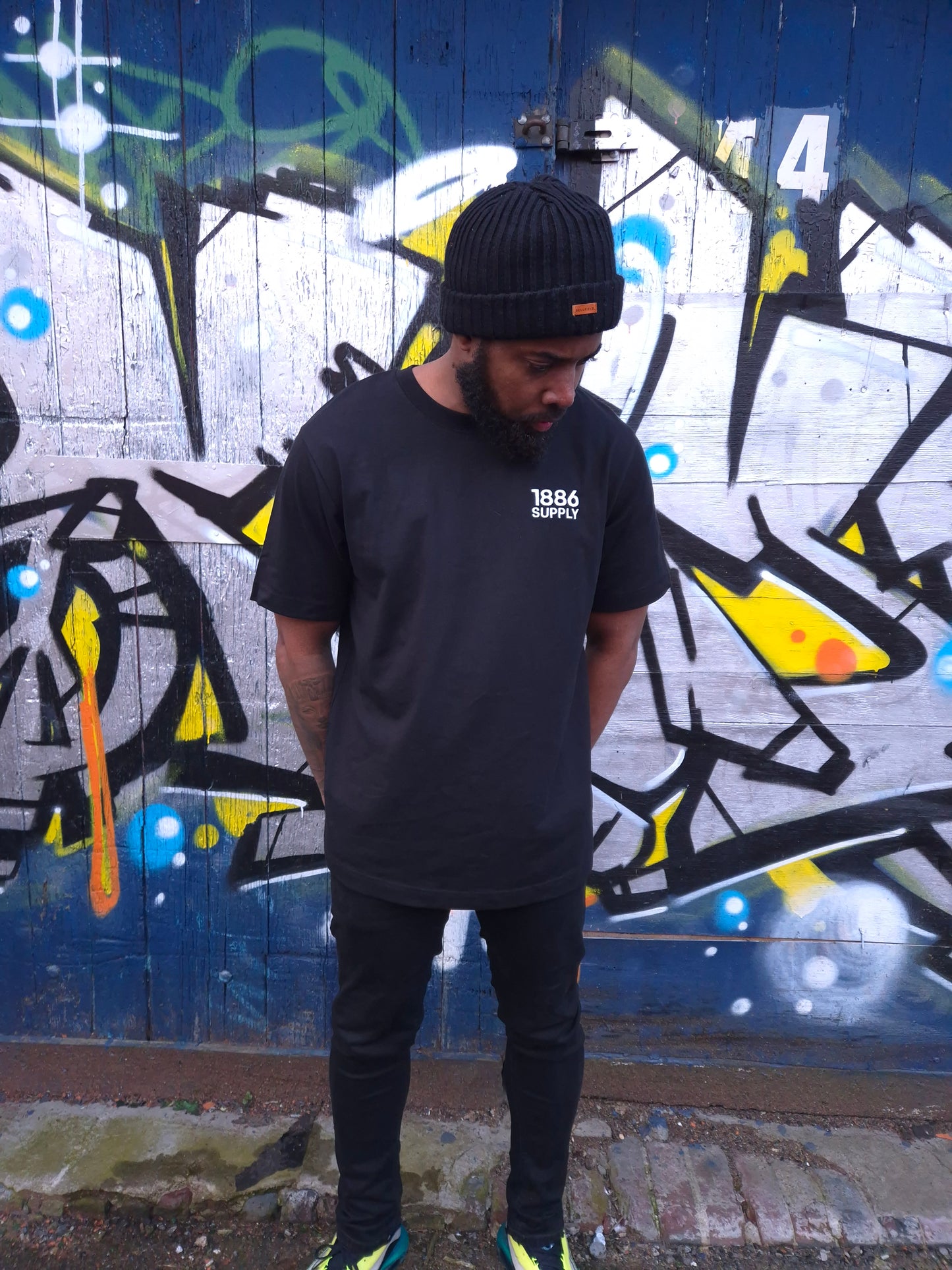 BUILT ON BELIEF T-SHIRT — BLACK